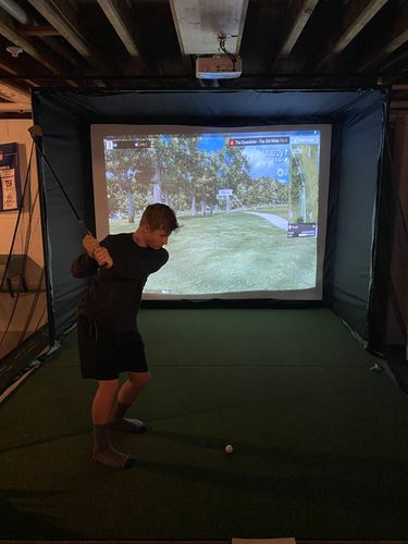 Customer photo review of The Net Return Pro Golf Turf