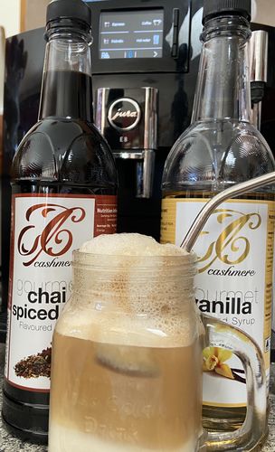 Customer photo review of Vanilla Coffee Syrup