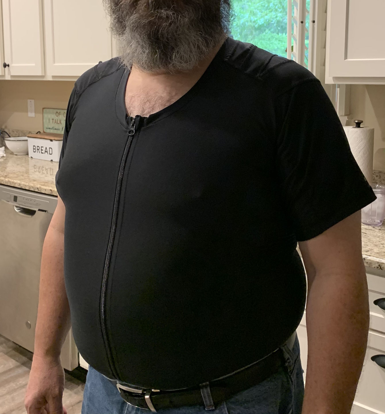 Customer photo review of Posture Shirt® for Men - Zipper