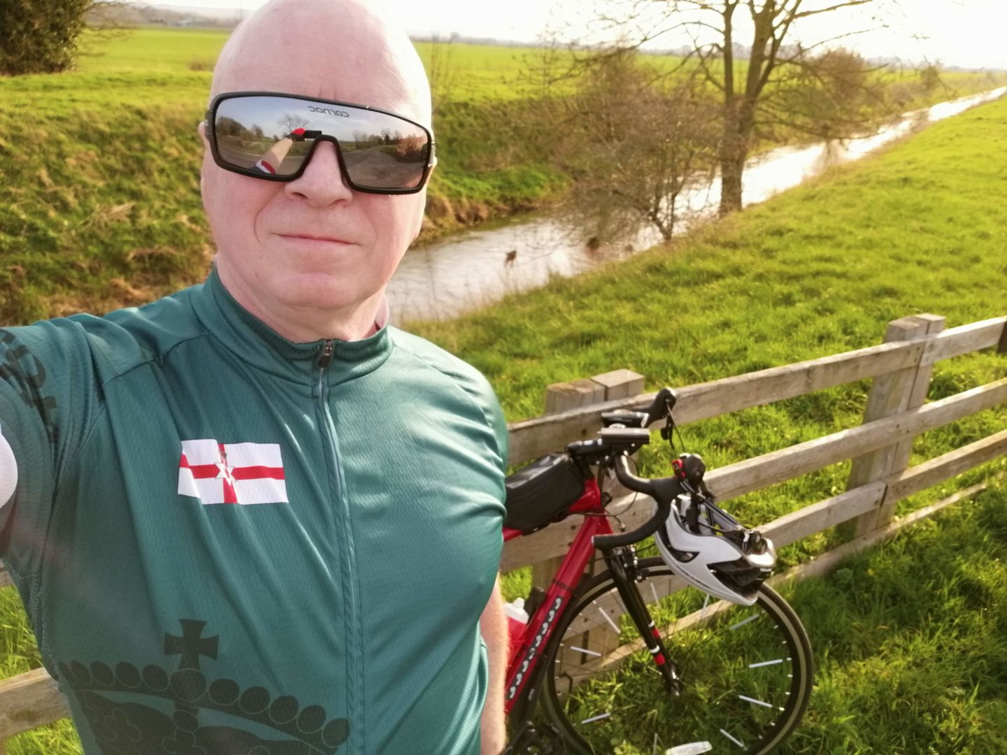 Customer photo review of Northern Ireland Cycling Jersey