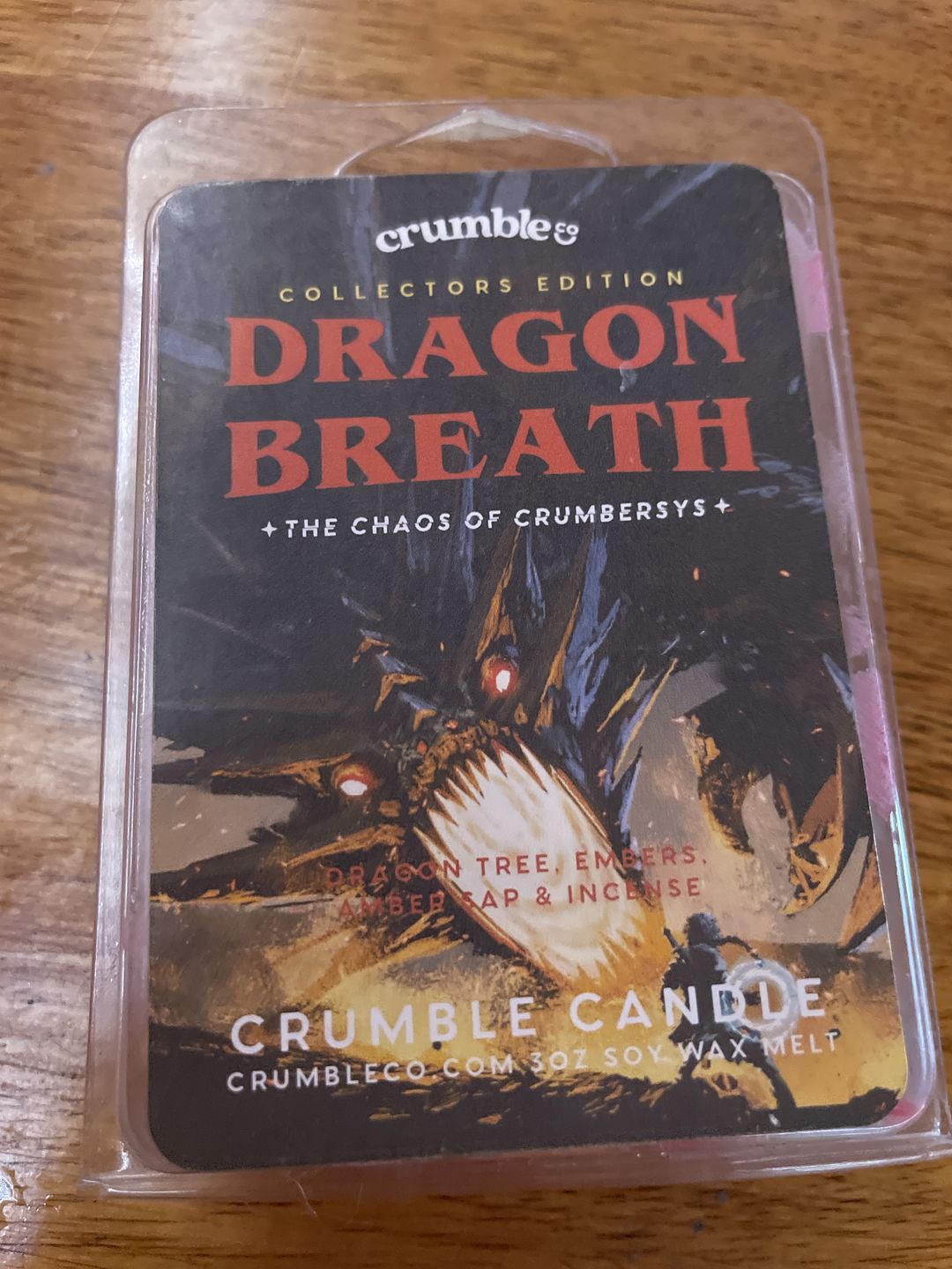 Customer photo review of Dragon Breath Wax Melts
