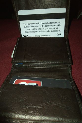 Customer photo review of White Privilege Card