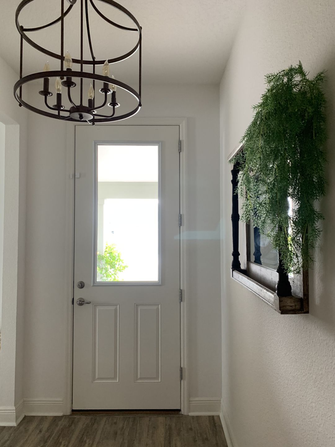 Customer photo review of Clear 1 Lite Glass and Frame Kit (3/4 Lite 22" x 48" Glass Size)