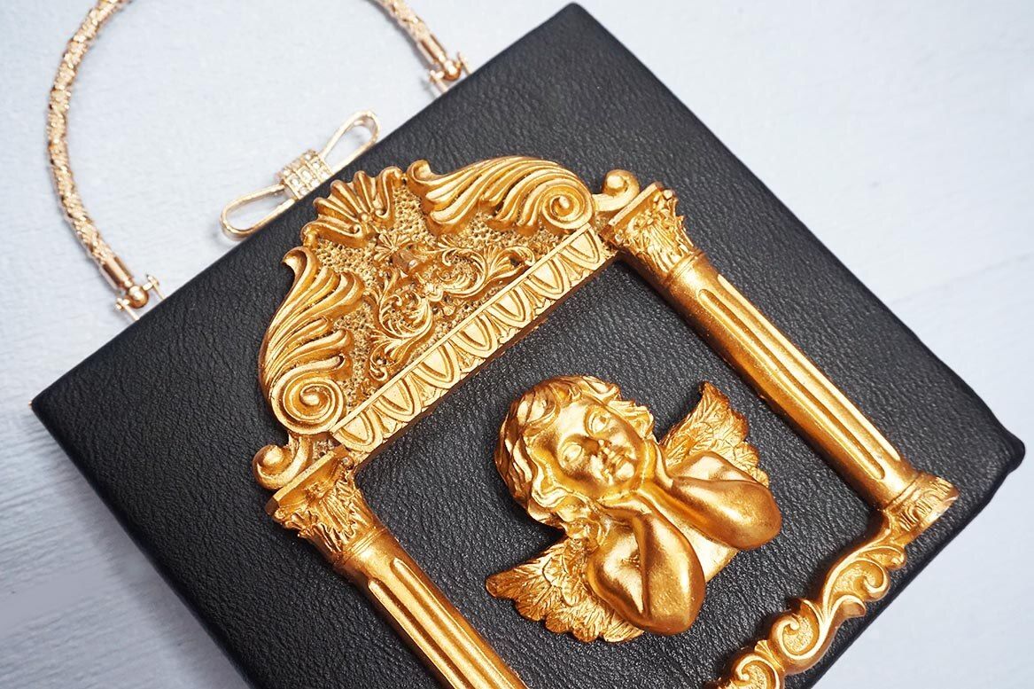 Customer photo review of Renaissance angel inspired bag