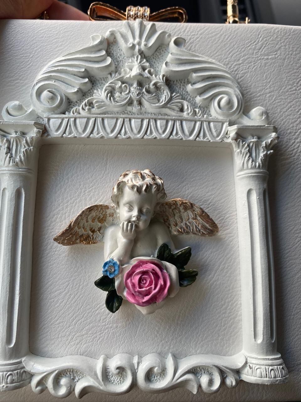 Customer photo review of Renaissance angel inspired bag
