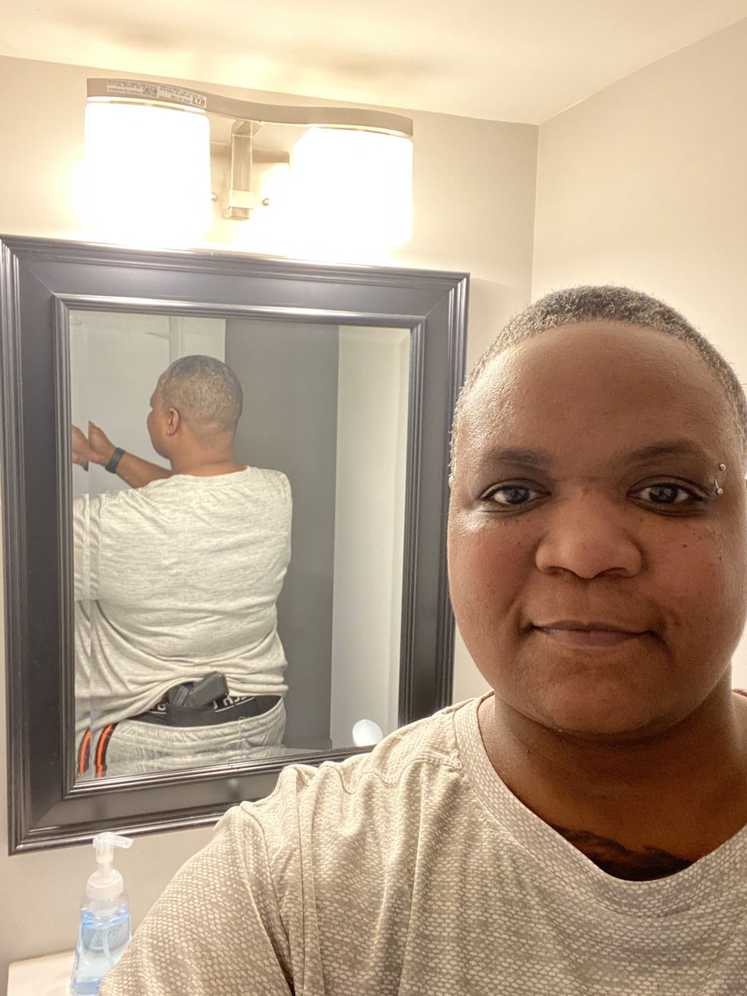 Customer photo review of Womens Concealed Carry 2" Shorts