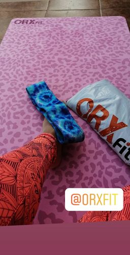 Customer photo review of Mat de Entrenamiento ORX Print Pink