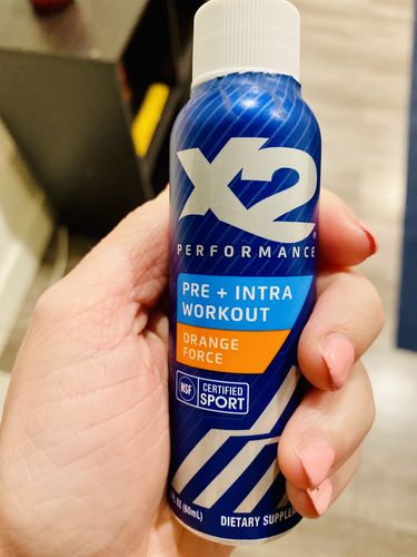 Customer photo review of X2 PERFORMANCE® Pre-Workout + Intra-Workout Shots
