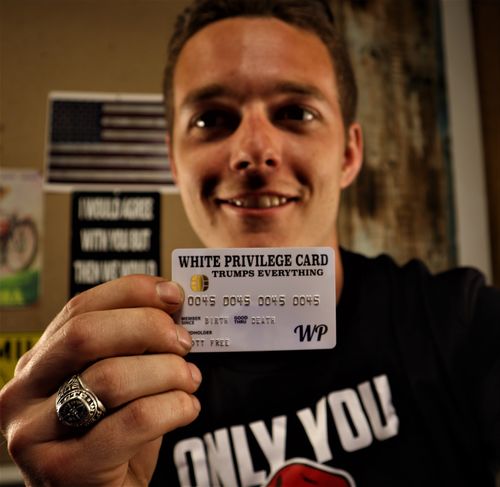 Customer photo review of White Privilege Card