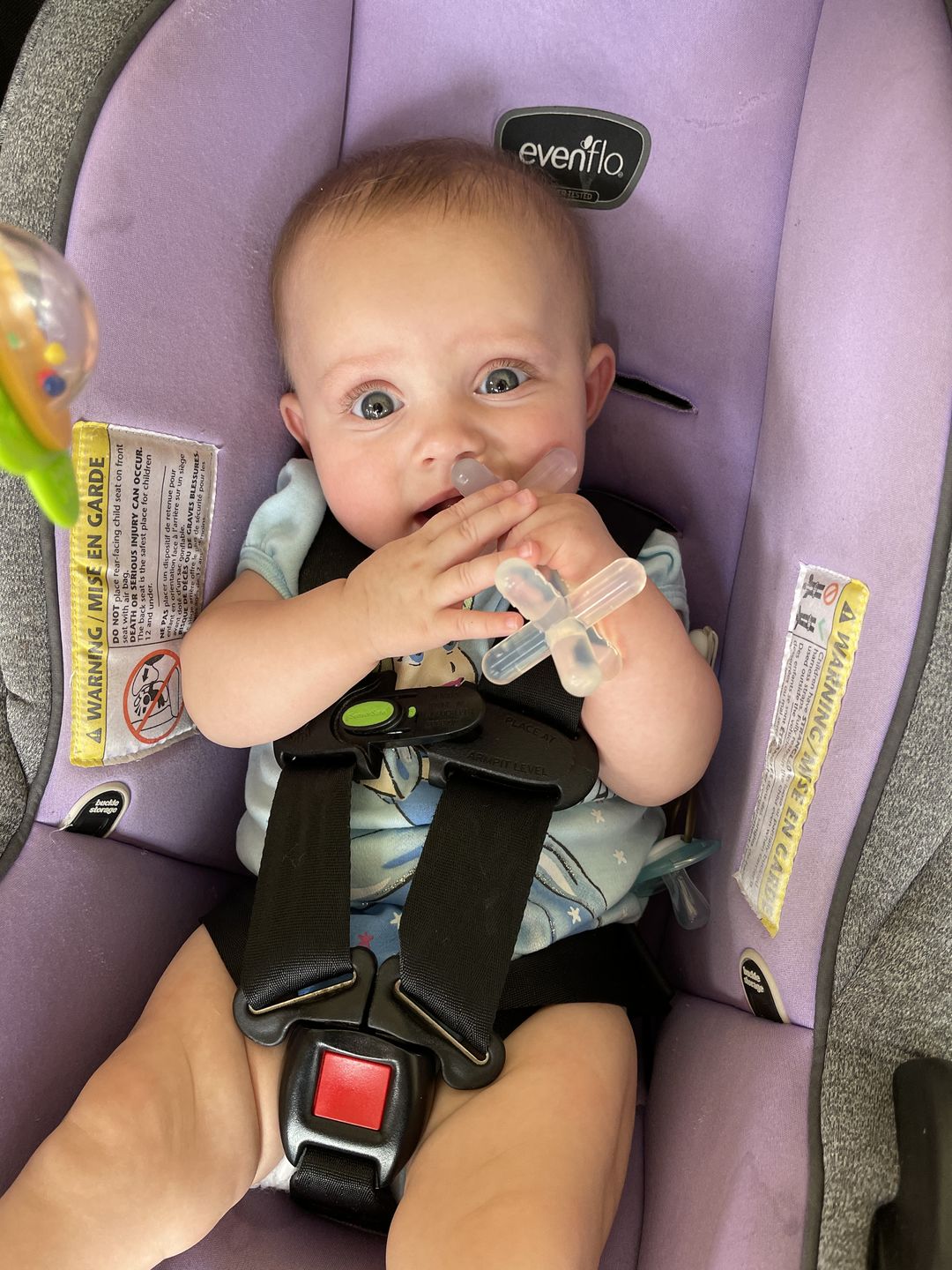 Customer photo review of moonjax® baby teether