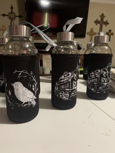 Customer photo review of Farm to Table - Mesh Stencil 12x18