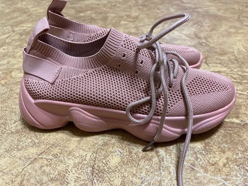 Customer photo review of Large Sports Shoes Thick Bottom Lace-up Shoes