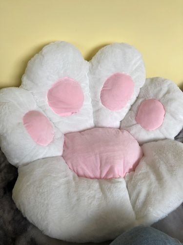Customer photo review of Puurrrfect Paw Pillow
