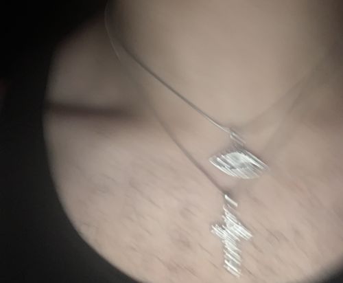 Customer photo review of .925 silver pick your letter locks