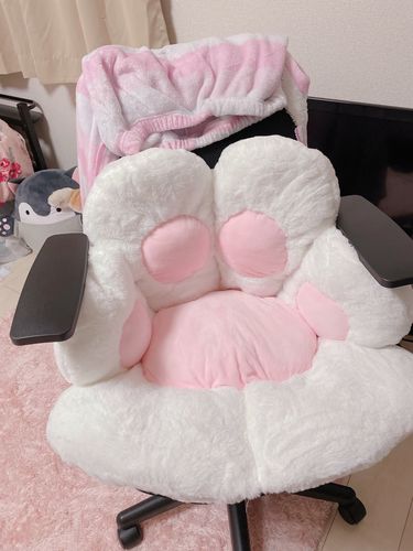 Customer photo review of Puurrrfect Paw Pillow