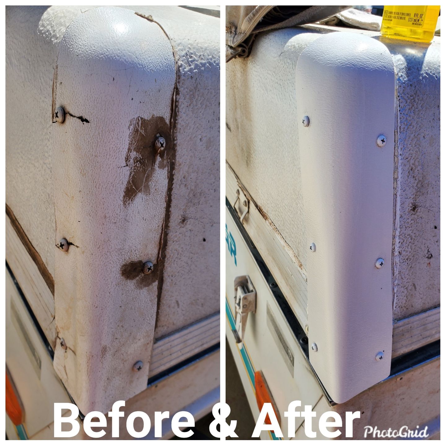Customer photo review of Roof Corner Cap 4 Pack