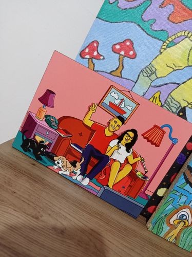 Customer photo review of RETRATO EM ARQUIVO DIGITAL FAMILIA AMARELA