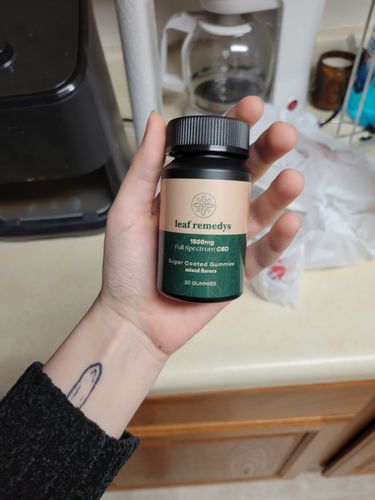 Customer photo review of 1500mg CBD Gummies mixed flavors