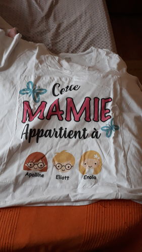 Customer photo review of T-Shirt - Cette Mamie appartient à