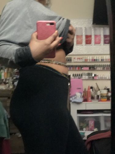 Customer photo review of Free Spirit Tie On Waist Beads