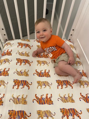 tiger crib sheets