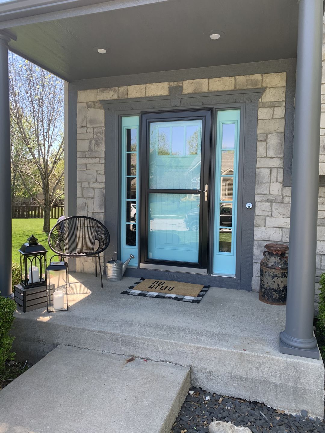 Customer photo review of Grills Between Glass 5 Lite Glass and Frame Kit (Full Sidelite 7" x 64" Glass Size)