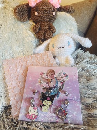 Customer photo review of Bling Kitty Belly Ring