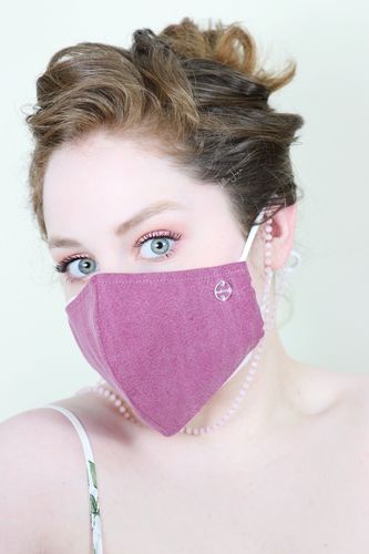 Customer photo review of SOLVED Face Mask with Adjustable Ear Loops