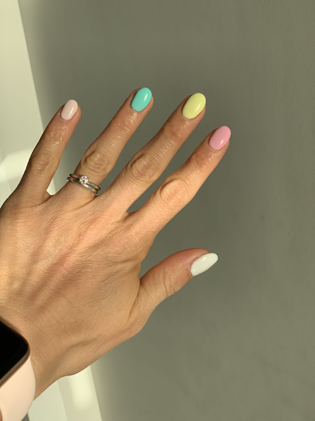 Customer photo review of Semilac Care Base Coat UV Gel Polish 7 ml
