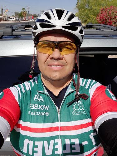 Customer photo review of 7-Eleven Retro Cycling Jersey (Sets available)