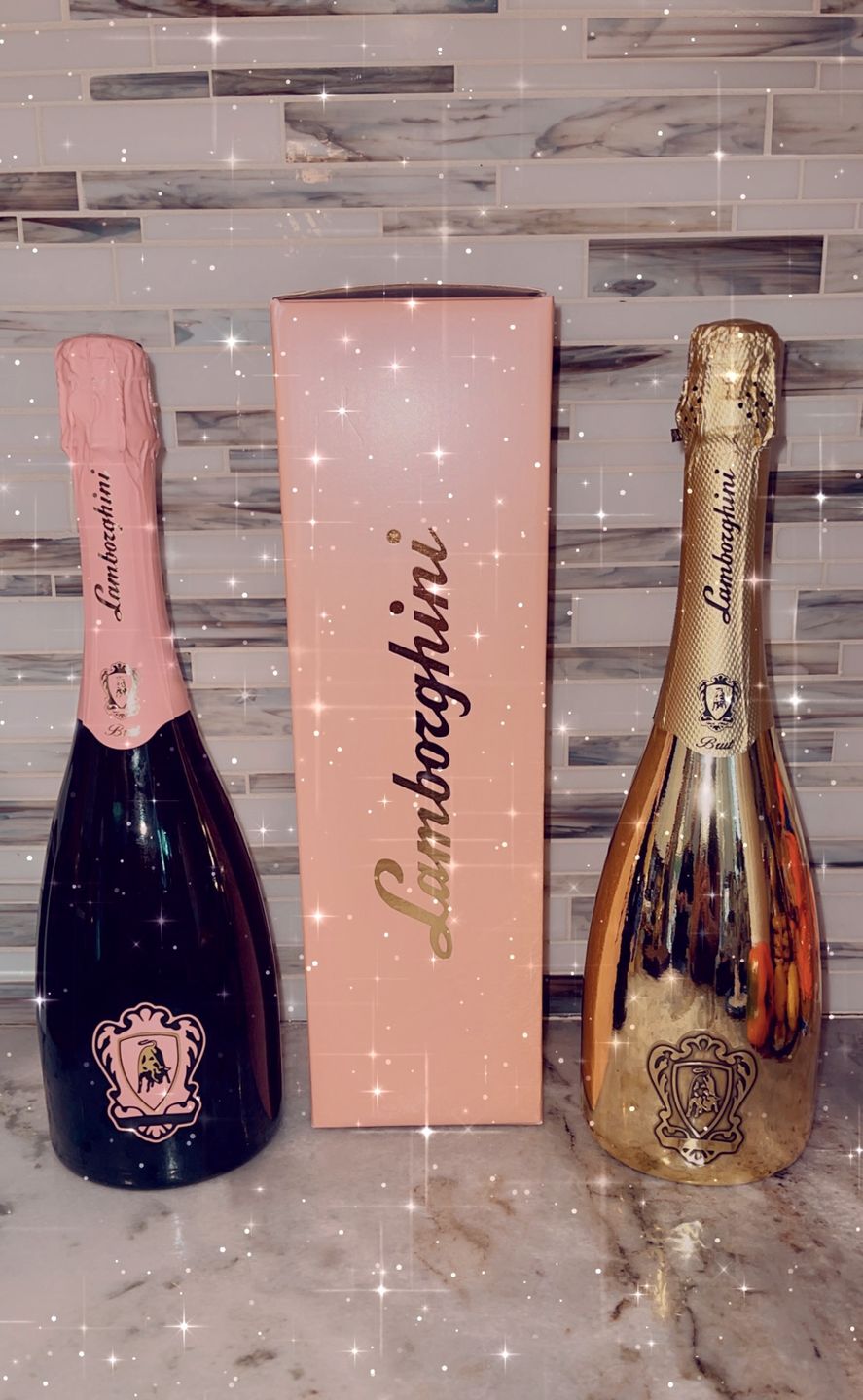 Customer photo review of Lamborghini: Metodo Classico Rosè "The Legend" with Gift Box