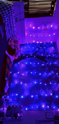 Customer photo review of DormVibes Color Changing Wall Lights