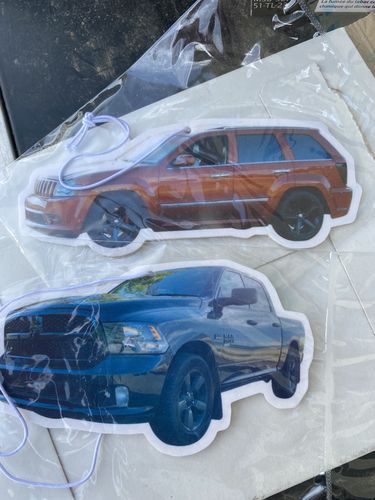 Customer photo review of Two Custom Air Fresheners