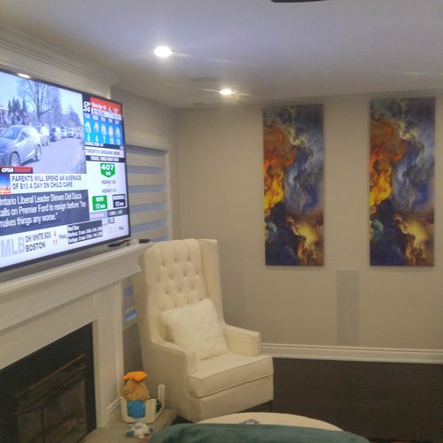 Customer photo review of 'Faith' Framed Canvas