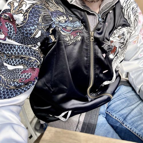 Customer photo review of Four Legendary Creatures Sukajan Souvenir Jacket