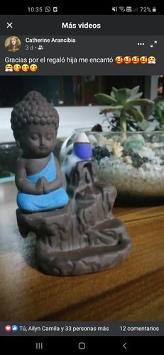 Customer photo review of Porta Incienso Monje + 10 Inciensos Especiales