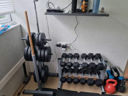 Customer photo review of Body-Solid Olympic Plate Tree