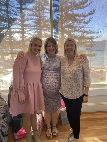 Customer photo review of Luella Maternity & Nursing Dress