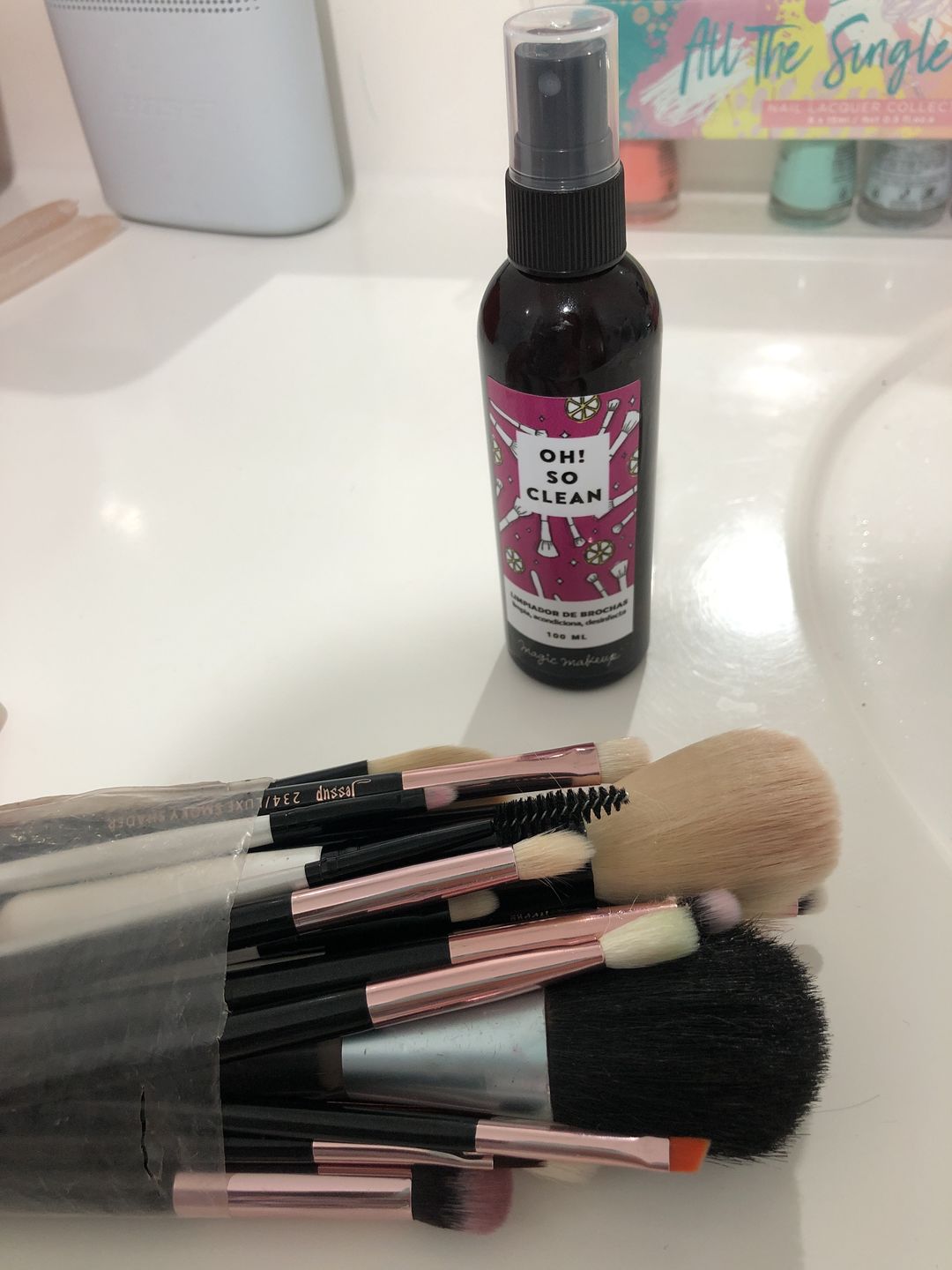 Customer photo review of Pack Pyme Lover  (2 limpiadores 100ml + travel size REGALO)