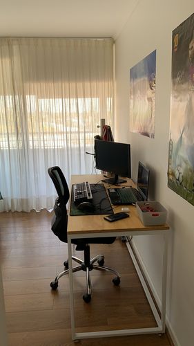 Customer photo review of NUEVO !! Escritorio de madera MIMA 140 x 60 Blanco