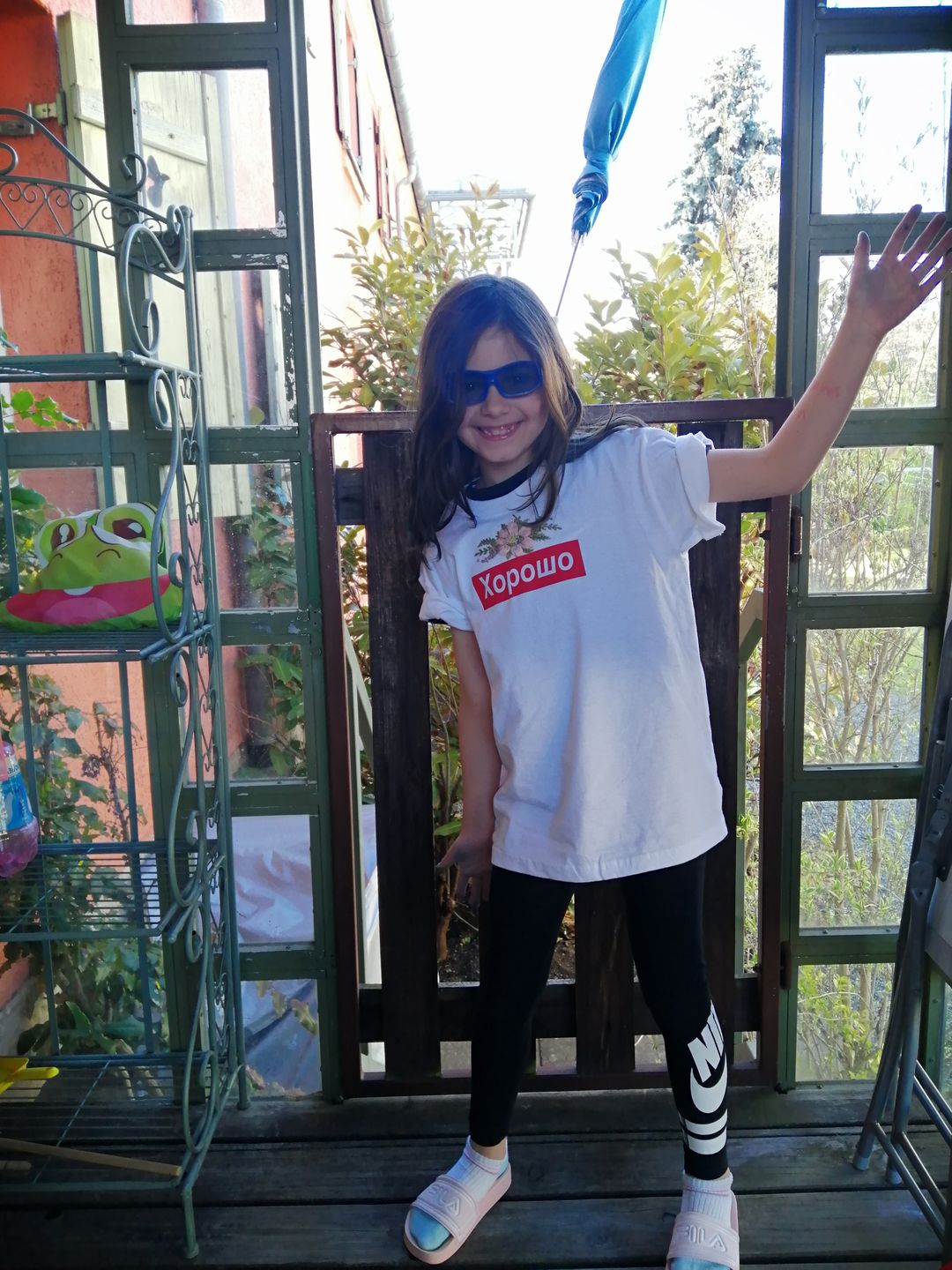 Customer photo review of Horosho Kinder T-Shirt weiß by SAEBIS®