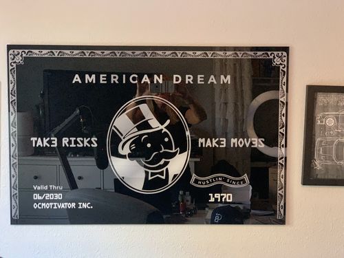 Customer photo review of "American Dream" Card