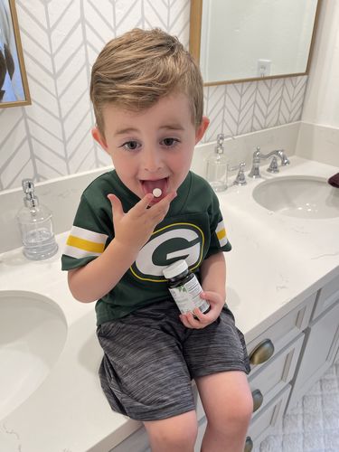 Customer photo review of SUPER TEETH Dental Probiotic 60 Count