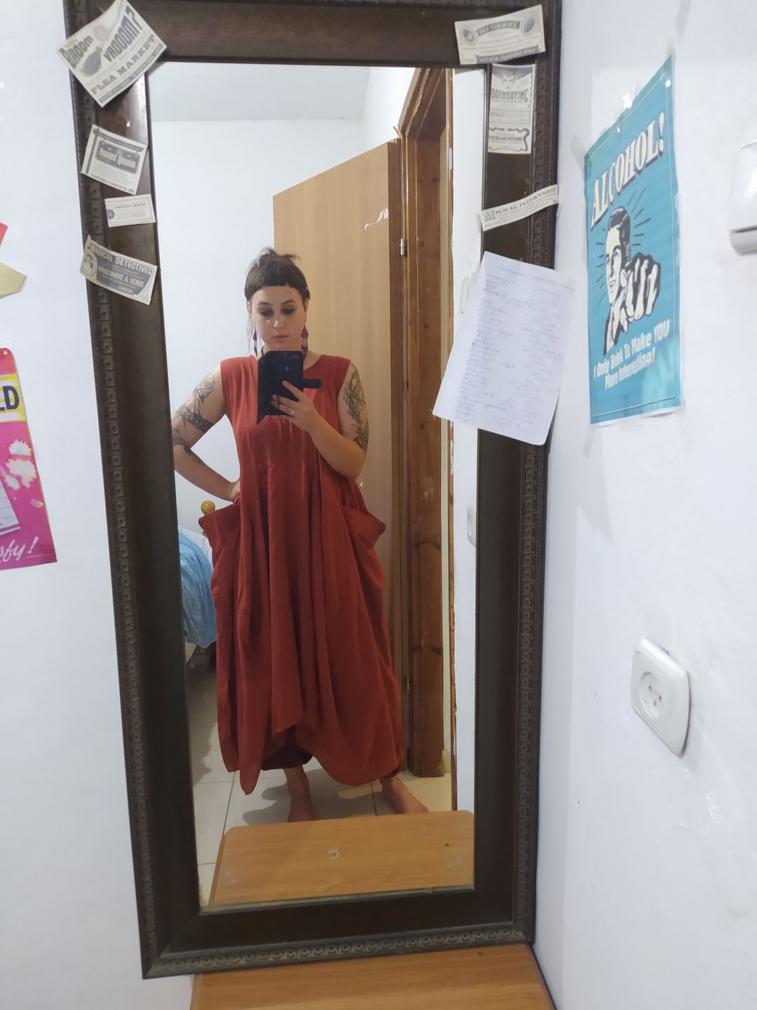 Customer photo review of Maxi Dress Wayan Rust