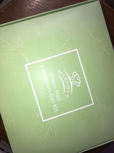 Customer photo review of Green Collection Poly Nail Gel Extension Kit
