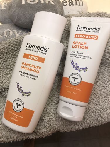 Customer photo review of ערכה דו שלבית לטיפול בקשקשים | SEBO DANDRUFF KIT