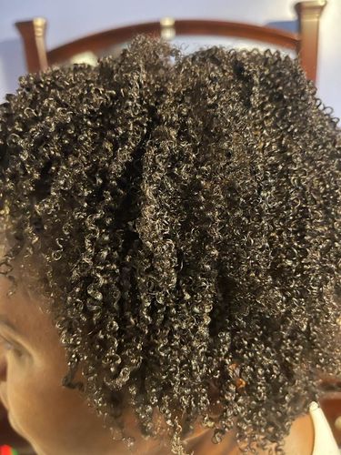 Customer photo review of CurlMix Fresh Quarterly Kit - On Hold Indefinitely