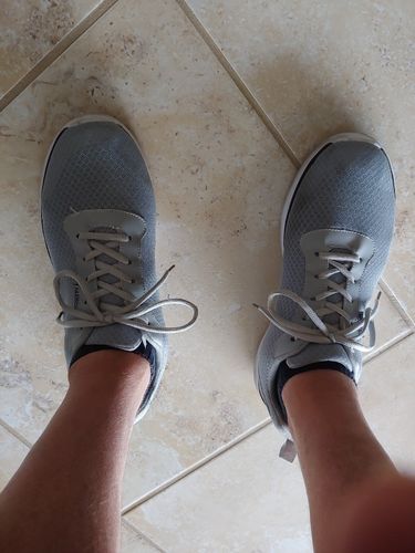 Customer photo review of Lightweight Mesh Walking Sneakers