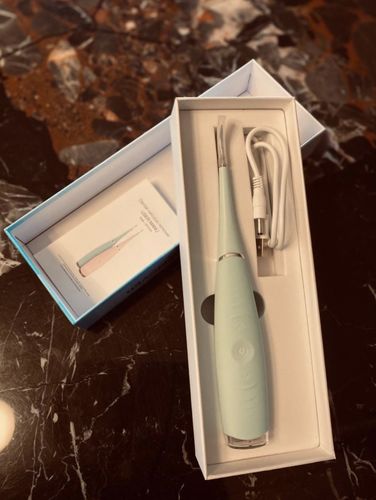 Customer photo review of SonicSmile™ Ultrasonic Tooth Cleaning Wand