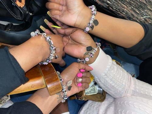 Customer photo review of Connected By The Heart Mother Daughter Bracelets